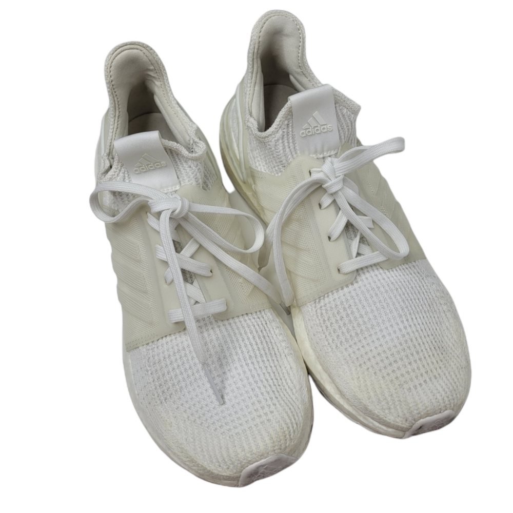 adidas Ultraboost 19 White Womens Running Shoes, US Women's Size 9.5